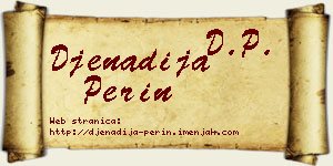 Đenadija Perin vizit kartica